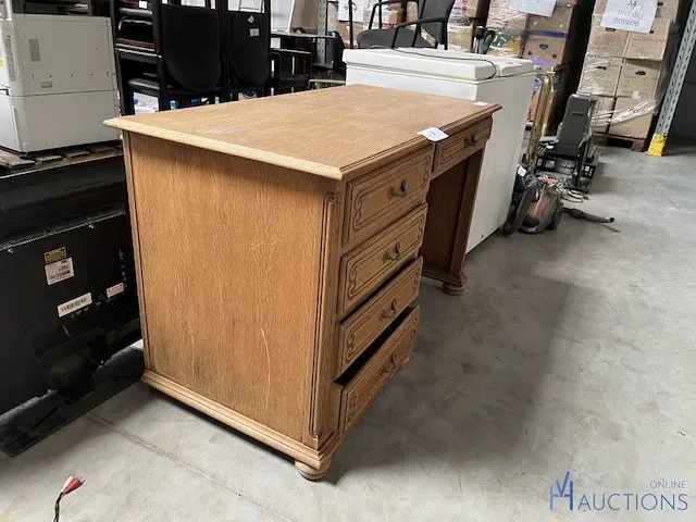 Houten bureau - afbeelding 2 van  4