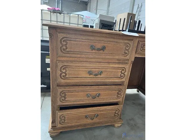 Houten bureau - afbeelding 3 van  4