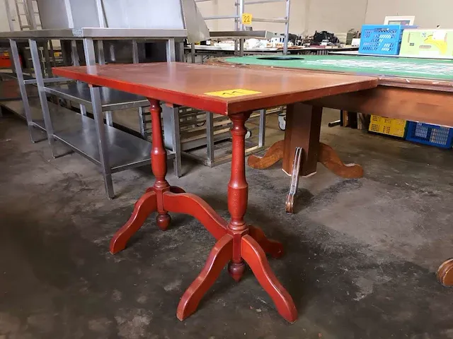 Houten café tafel - afbeelding 3 van  3