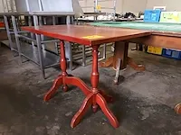 Houten café tafel - afbeelding 3 van  3