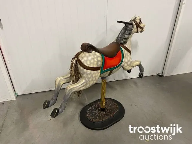 Houten carrousel paard - afbeelding 2 van  5