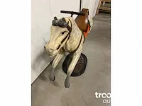 Houten carrousel paard - afbeelding 4 van  5
