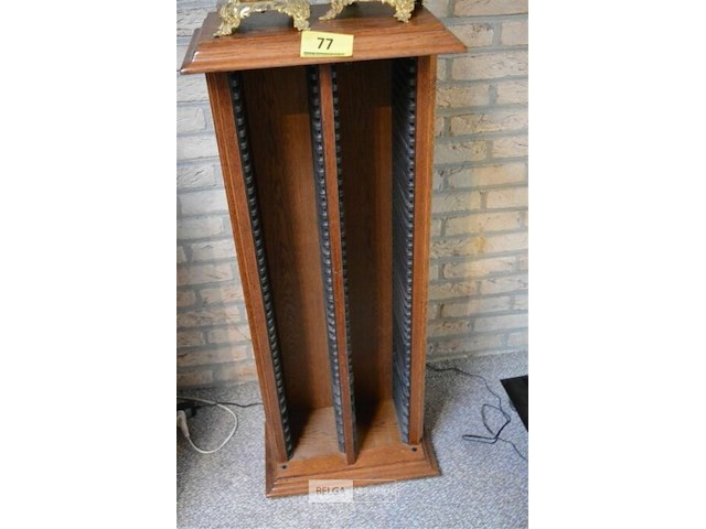 Houten cd-toren - afbeelding 1 van  2