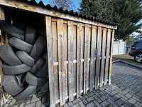 Houten container berging - afbeelding 2 van  7