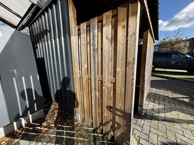 Houten container berging - afbeelding 4 van  7