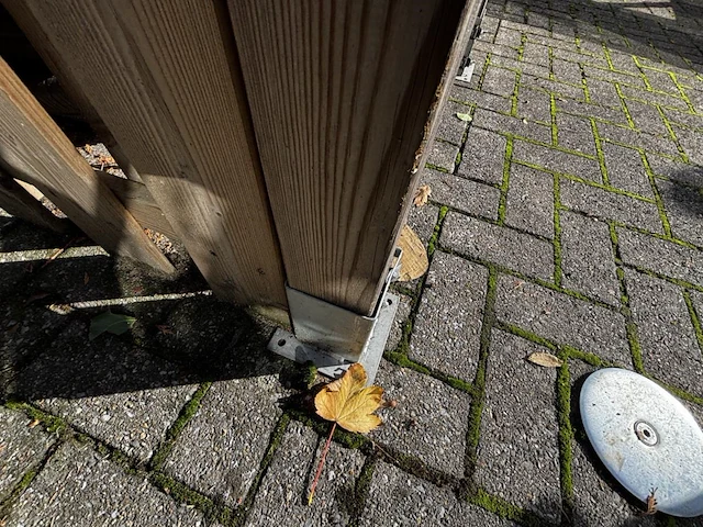 Houten container berging - afbeelding 5 van  7