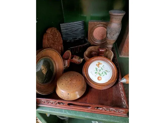 Houten decoratie, ca. 23 stuks - afbeelding 2 van  5