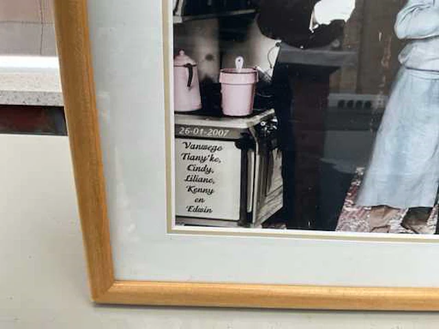 Houten decoratieve kader laurel & hardy - afbeelding 4 van  5