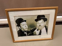 Houten decoratieve kader laurel & hardy - afbeelding 3 van  3