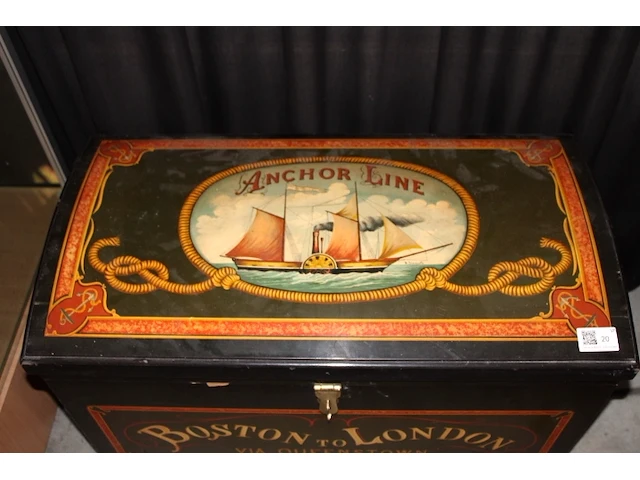 Houten decoratieve koffer - afbeelding 2 van  3