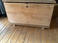 Houten dekenkoffer - afbeelding 2 van  2