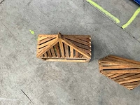 Houten design decoratie (3x) - afbeelding 7 van  9