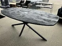 Houten design deens ovalen eetkamertafel - afbeelding 1 van  2