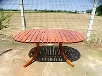 Houten design tuintafel