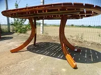 Houten design tuintafel - afbeelding 4 van  4