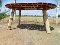 Houten design tuintafel - afbeelding 4 van  4