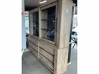 Houten design vitrinewandkast otis - afbeelding 2 van  4