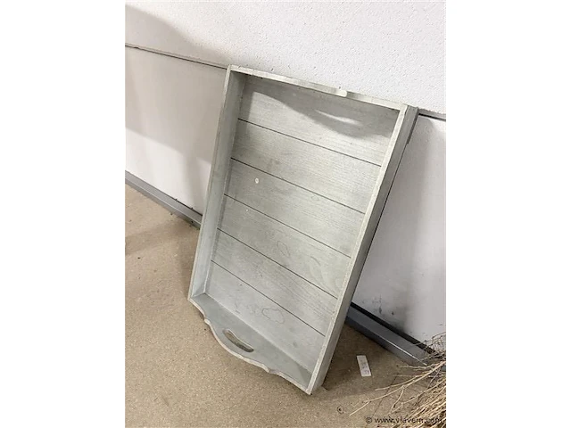 Houten dienblad met handvat - afbeelding 2 van  2