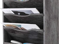 Houten documenten divider donkergrijs - afbeelding 5 van  5