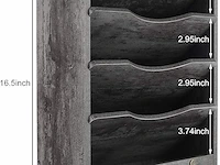 Houten documenten divider donkergrijs - afbeelding 4 van  5