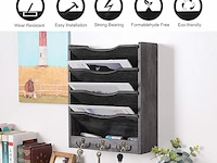 Houten documenten divider donkergrijs - afbeelding 5 van  5