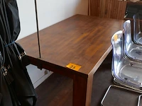Houten eetkamer tafel - afbeelding 1 van  4