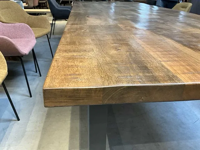 Houten eetkamertafel 260x100 - afbeelding 7 van  7