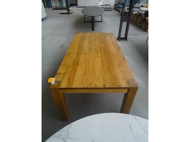 Houten eettafel - afbeelding 3 van  4