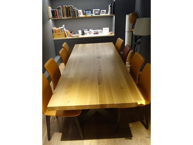 Houten eettafel - afbeelding 2 van  2