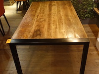 Houten eettafel - afbeelding 2 van  3
