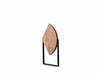 Houten en metalen eettafel - opklapbaar - afbeelding 4 van  14