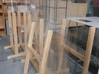 Houten frames met plexiglas 7 stuks - afbeelding 1 van  2
