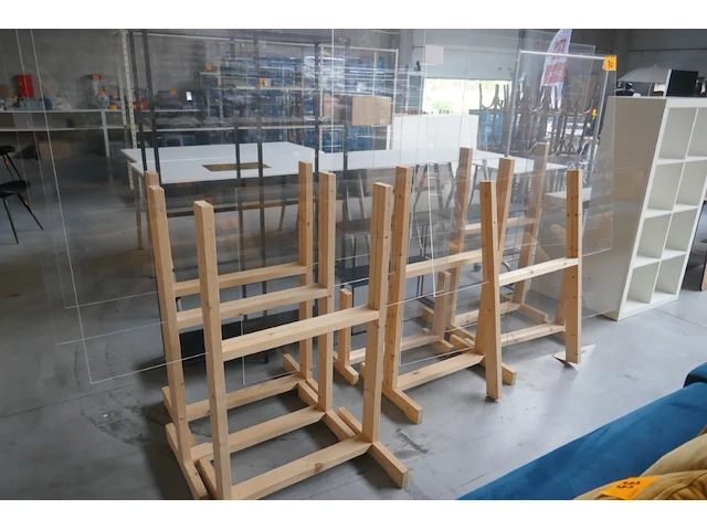 Houten frames met plexiglas 7 stuks - afbeelding 2 van  2