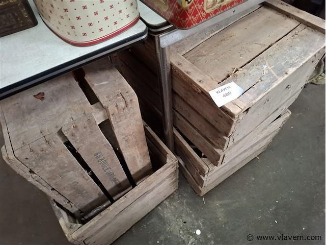 Houten fruitbak - afbeelding 1 van  1