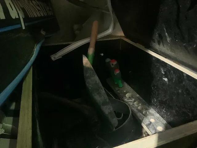 Houten gereedschapskoffer (2x) - afbeelding 2 van  3