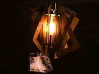Houten hanglamp 'wood'