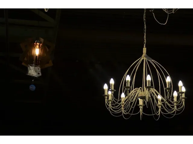 Houten hanglamp 'wood' - afbeelding 2 van  3