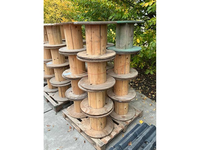 Houten haspel (16x) - afbeelding 2 van  4