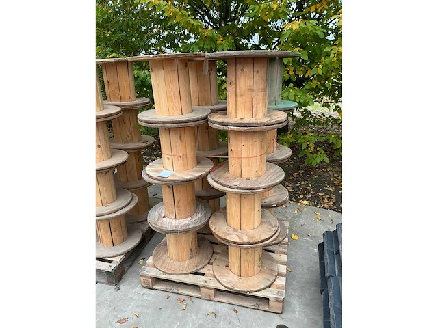 Houten haspel (16x) - afbeelding 3 van  4