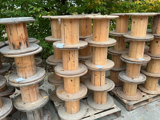 Houten haspel (16x) - afbeelding 1 van  3