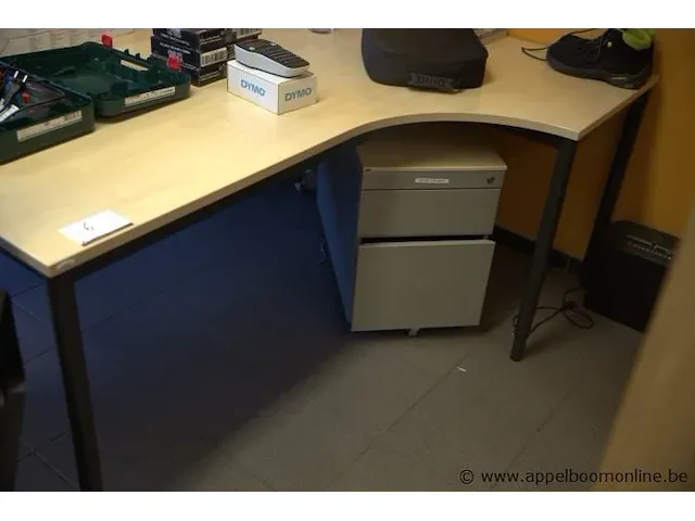 Houten hoekburo vv ladenblok - afbeelding 1 van  1