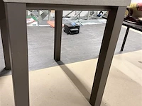 Houten hoge aperotafel met 4 metalen poten - afbeelding 10 van  10