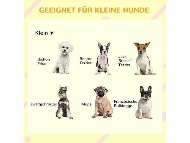 Houten hondenhok met te openen asfalt dak en deurgordijn - buitenhuis voor kleine dieren - voor kleine honden - weerbestendig - geel - 71 x 58 x 53/77 cm - afbeelding 3 van  9