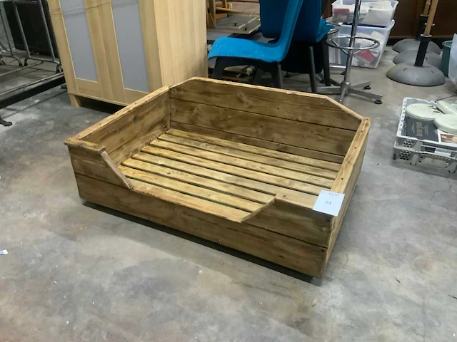 Houten hondenmand - afbeelding 1 van  2