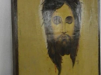 Houten icoon "jezus christus" 38x50cm - afbeelding 4 van  4