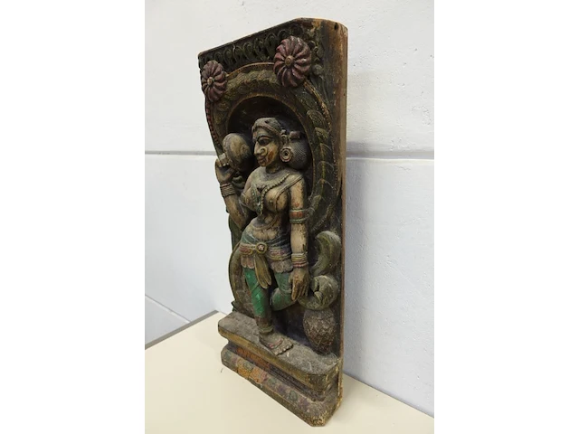 Houten indisch kunstwerk - afbeelding 3 van  5