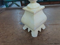 Houten kandelaar 47cm - afbeelding 2 van  3