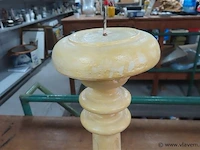 Houten kandelaar 47cm - afbeelding 3 van  3