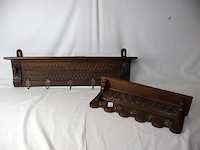 Houten kapstok (x2) - afbeelding 1 van  4