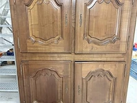 Houten kast met 4 deuren - 180 cm hoog - afbeelding 2 van  4